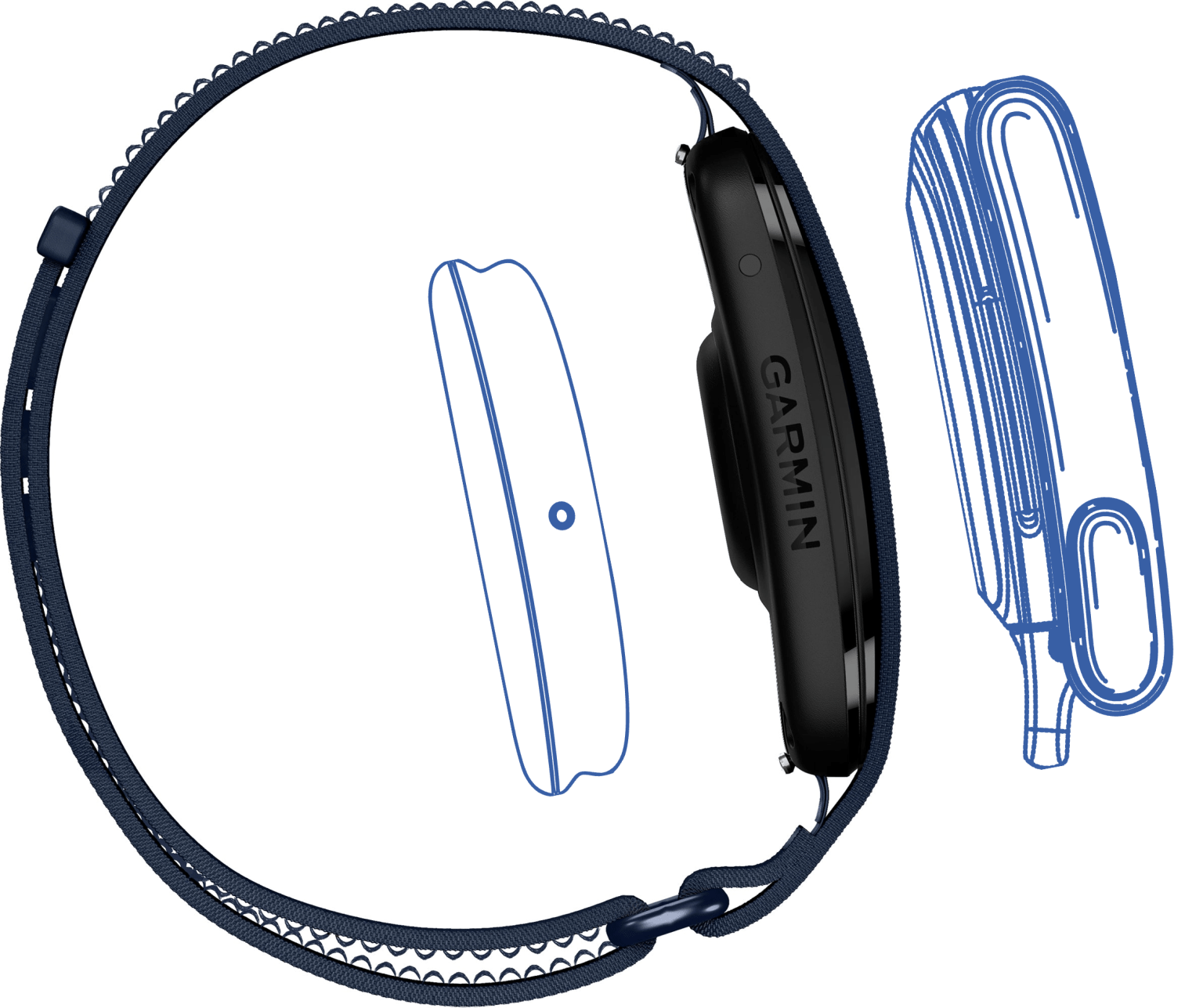 Comparison of the Garmin CIRQA, Fitbit Air and WHOOP MG screenless fitness trackers